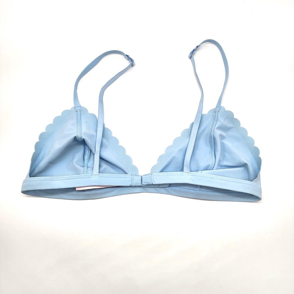Victoria's Secret Light Blue Scalloped Bralette XL - Picture 3 of 7